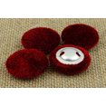 thumbnail image 4 of 12 Pieces Solid 2 Holes Sewing Velvet Fabric Cloth Covered Scrapbooking Craft Buttons, 4 of 5