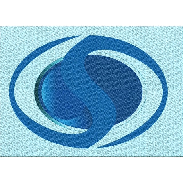 Ahgly Company Tapis d'Intérieur Rectangulaire Transitionnel Bleu Lavable à la Machine, 3 Pieds x 5 Pieds