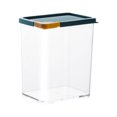 thumbnail image 1 of Bigersell Stackable Food Storage Containers with Lids Airtight Cereal Dispenser Dry Food Storage Containers for Cereal, Rice, Flour, Sugar Easy Open Canister Kitchen Pantry Storage Organization Blue, 1 of 2