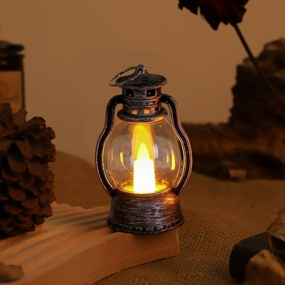 Bougie Électronique Lumière d'Ambiance Noël Petite Lampe à Huile Mini Lumière Bougie Veilleuse Décoration d'Ambiance pour les Fêtes