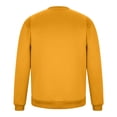 thumbnail image 4 of cfhntfmh Chandails Molletonnés pour Hommes Grande Taille Décontractés à Col Rond à Manches Longues Hauts Basiques Molleton Doux Chandails Molletonnés Unis, 4 of 6