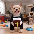 thumbnail image 4 of Tenue de Prêtre pour Animaux Tenue Mignonne pour Fête de Chiot et Séance Photo, 4 of 5