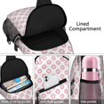 thumbnail image 2 of Life is Better with Donuts Donut Lover Donut Dessert Lightweight Multipurpose Travel Sling Backpack Small and Durable, 2 of 6