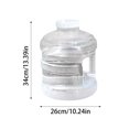 thumbnail image 2 of Purified Water Bucket Portable Camping Water Container with Handle Lightweight Durable Plastic for Home Gyms Parties Outdoor Activities, 2 of 4