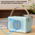 thumbnail image 2 of Edgergery Haut-Parleur Bluetooth Mini Haut-Parleur Sans Fil, Haut-Parleur Bluetooth Portable Extérieur avec Son Stéréo Clair, Mini Haut-Parleur Rétro, 2 of 3