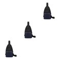 thumbnail image 1 of Baohd Hands-Free Chest Bag For Men Soft Polyster Outdoor Expeditions Easy To Carry blue 3Set, 1 of 6