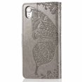 thumbnail image 2 of Wallet Case for iPhone, Embossed Butterfly Flower Premium PU Leather [Kickstand] [Card Slots] [Wrist Strap]Cover for iPhone, 2 of 7