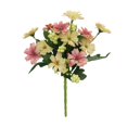thumbnail image 1 of 13-head Artificial Chrysanthemum Bouquet Simulation Flora Decor Home Table Centerpiece Wedding Fake Flower  Wine Red, 1 of 9