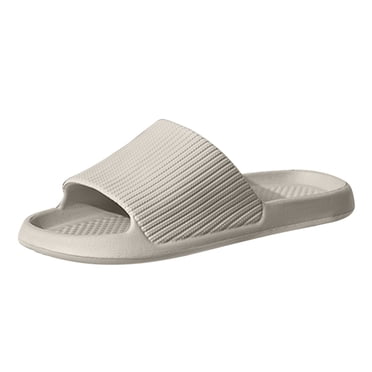 Ediodpoh Mens Shoes Fashion Summer Indoor Bathroom Slippers Quick Drying Lightweight Slippers Men's Slippers Grey 8.5