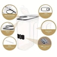 thumbnail image 3 of 2/4pcs Cereal Storage Container Set, BPA Free Plastic Airtight Food Storage Containers, 3 of 4