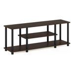 Furinno Turn-N-Tube No Tools 3-Tier Entertainment TV Stands - 16.2 x 43.8 x 11.7 in.