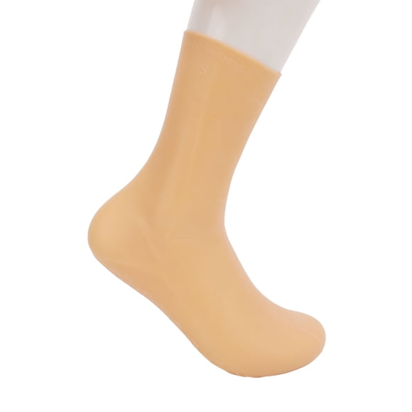 1 Pair Silicone Moisturizing Socks Flexible Elastic Hydrating Washable Foot Spa Socks Pedicure Socks for Dry Cracked Feet Calluses Rough Skin