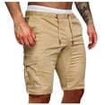 thumbnail image 2 of DPTALR Men's Plus Size Cargo Shorts Multi-Pockets Relaxed Summer Beach Shorts Pants, 2 of 7