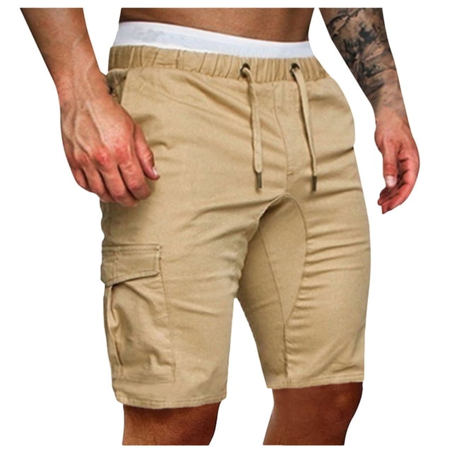 Birdeem Mens Plus Size Cargo Shorts Multi-Pockets Relaxed Summer Beach Shorts Pants