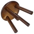 thumbnail image 4 of Child Bench, Easy To Carry Pine Strong Load-Bearing Screw Fixed Wood Stool, Strong Office For Home Round Nut-Brown, 4 of 8