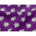 thumbnail image 4 of oneOone Viscose Jersey Fabric Rabbit Block Printed Craft Fabric BTY 60 Inch Wide, 4 of 5