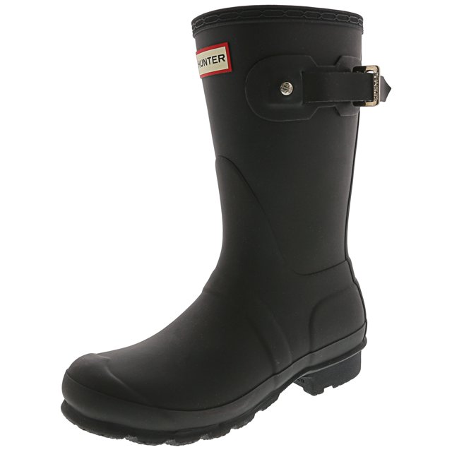 Hunter Bottes de Pluie en Caoutchouc Mi-Mollet Vertes pour Femmes - 6M