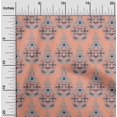 thumbnail image 1 of oneOone Polyester Lycra Fabric Floral & Paisley Block Printed Craft Fabric BTY 56 Inch Wide, 1 of 4