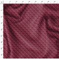 thumbnail image 4 of Soimoi Red Heavy Canvas Fabric Leaf Floral Decor Fabric Printed Yard 58 Inch Wide, 4 of 6