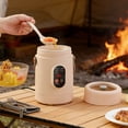 thumbnail image 4 of FEISHENTT Mini Electric Cooker with Visual Lid Portable Stewing Cooking Pot for Rice Eggs Noodles Porridge, 4 of 7