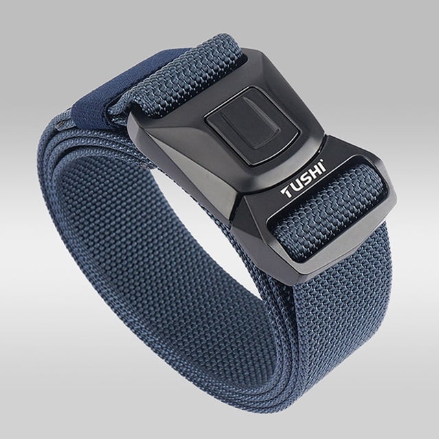 Ceinture Homme Longueur Réglable Multifonctionnelle Résistante à l'Usure Respirante Ceinture de Sport Extérieure