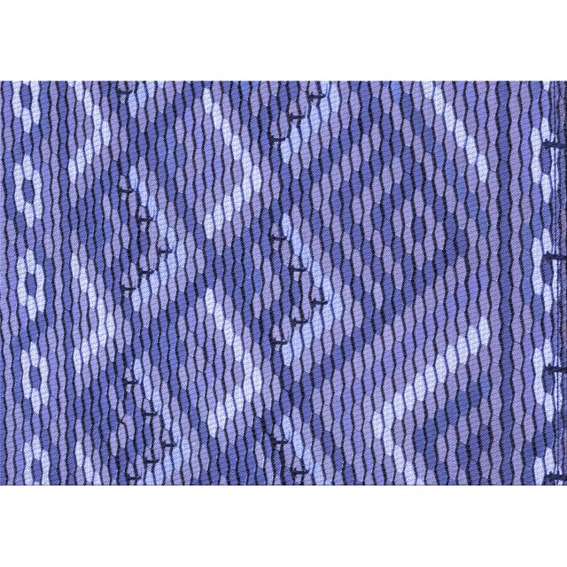 Ahgly Company Machine Washable Indoor Rectangle Transitional Deep Periwinkle Purple Area Rugs, 7' x 9'