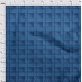 thumbnail image 4 of oneOone Velvet Medium Blue Fabric Diagonal Craft Projects Decor Fabric Printed By The Yard 58 Inch Wide, 4 of 4