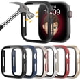 thumbnail image 1 of KOMI 6 Pack Hard PC Case Built in Tempered Glass Screen Protector Compatible with Apple Watch Series 9 8 7 45mm, KOMI Ultra-Thin Scratch Resistant Overall Protective Bumper Cover for iWatch 45mm, 1 of 5