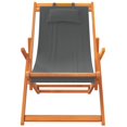 thumbnail image 2 of vidaXL Chaises de Plage Pliantes 2 Pcs Tissu Gris, 2 of 5