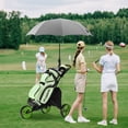 thumbnail image 2 of Goplus Folding 3 Wheels Golf Push Cart W/Bag Scoreboard Adjustable Handle Green, 2 of 8