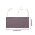 thumbnail image 4 of Feltree Bedside Organizer with Double Layer & Multiple Pockets, 15.75 Inch Hanging Storage Bag, Soft Fabric Hanging Organizer for Stroller, Crib & Nursery Organization, 4 of 8