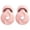 Pink, variant on Tyeign Reusable Silicone Ear Plugs Noise Reduction 20-33 Db, Soft Moldable Sleep Earplugs for Travel Snoring Study, 4 Pairs with Case, 1 Pair of Earplugs