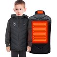 thumbnail image 1 of LOVZFMLL Jackets for Girls Kids USB Intelligent Constant Temperature Heated Plus Size Coat For Boys Girls Winter 2 Areas Heated Jacket Coat 12-13 Years, 1 of 6