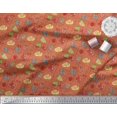 thumbnail image 3 of Soimoi Poly Georgette Fabric Mix Fruits Decor Fabric Printed Yard 52 Inch Wide, 3 of 3