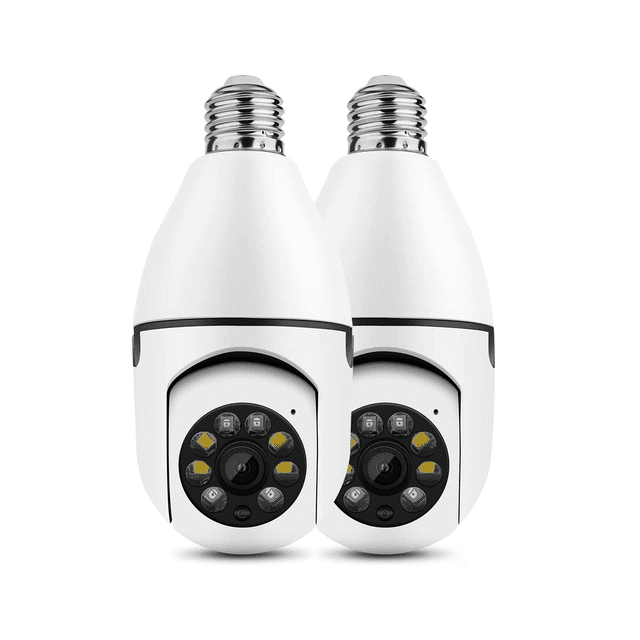 2.4G WiFi Light Socket Security Cameras Wireless ,Light Bulb Security ...