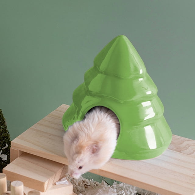 Reindeer Hamster Bed Safe Half Enclosed Pet Nests For Small Animals Hamsters Guinea Pigs Squirrels Hedgehog Rabbits Etc