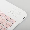 thumbnail image 4 of lionlar Universal Wireless Multi-Device Bluetooth 5.1 Portable Keyboard Japanese Keycaps pink, 4 of 9