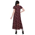 thumbnail image 3 of Moomaya Robe Tunique à Fente avant pour Femmes, Manches Courtes, Kurti Imprimée, Tenue d'Été, 3 of 5