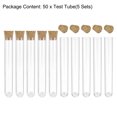 thumbnail image 4 of Unique Bargains 15x100mm Plastic Round Base Test Tubes with Cork Stoppers 50 Pack, 4 of 5
