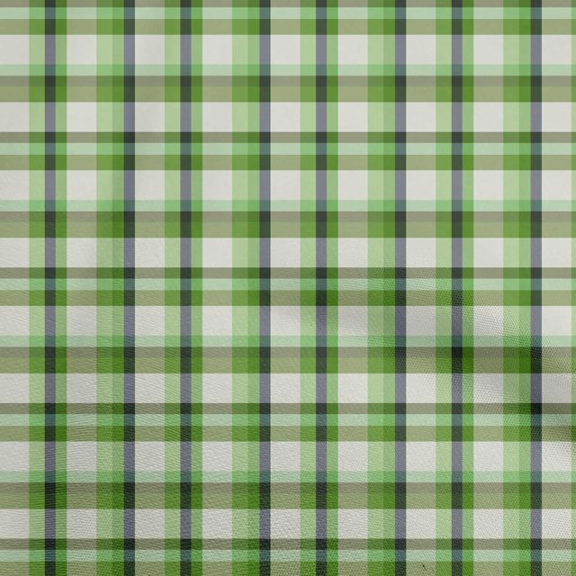 oneOone Rayon Light Green Fabric Check Craft Projects Decor Fabric Printed By The Yard 56 Inch Wide