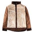thumbnail image 4 of Men's Winter Jacket Jacket Plaid Plus Velvet Plus Size Winter Windproof And Warm Hooded Pure Cotton, 4 of 9