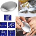 thumbnail image 3 of Bgsha Kitchen Soap Odour Remover Silver Chef Convenient Helper Portable Practical Smells Remover Stainless Steel portable, 3 of 10