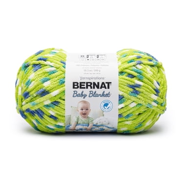 Bernat® Baby Blanket™ Fil, Polyester #6 Super Encombrant, Pastille Entrain 10.5oz/300g 220 Yards