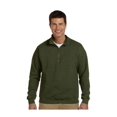 thumbnail image 1 of Gildan Men's Contrast Vintage 1/4 Zip Cadet Collar Sweatshirt, Style G18800, 1 of 1