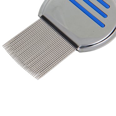 PVCS Terminateur Peigne à Poux pour Enlever les Poils Tête en Acier Inoxydable Dents en Métal