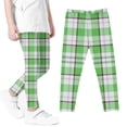 thumbnail image 2 of QIPOPIQ Leggings à Carreaux pour Filles en Liquidation, 2 of 5