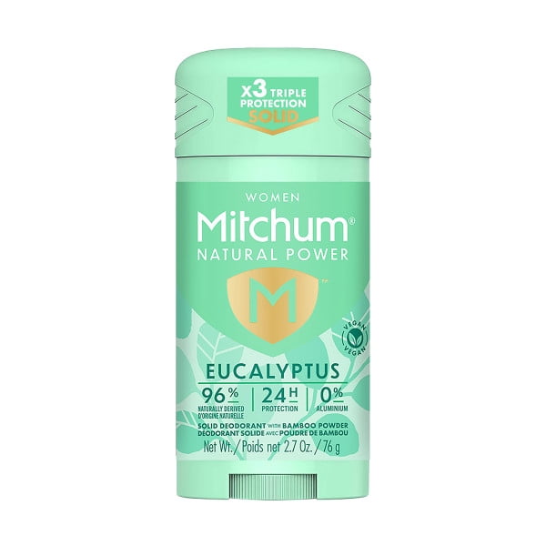 Mitchum Natural Power Deodorant for Women, Eucalyptus 2.7 oz
