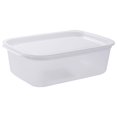 thumbnail image 2 of Oleegame 2 Pcs Boîte de Rangement pour Réfrigérateur pour Produits, Compatible Micro-Ondes, Transparente, Boîte de Conservation de la Fraîcheur, Rangement de Cuisine, Pot Scellé, Tri et Rangement des Fruits et Légumes, 2 of 3