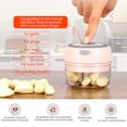 thumbnail image 3 of Mistaha Mini Garlic Grinder Electric Garlic Chopper Cordless Food Fruit Vegetable Blender Kitchen Gadgets 100ML USB Rechargeable, 3 of 8