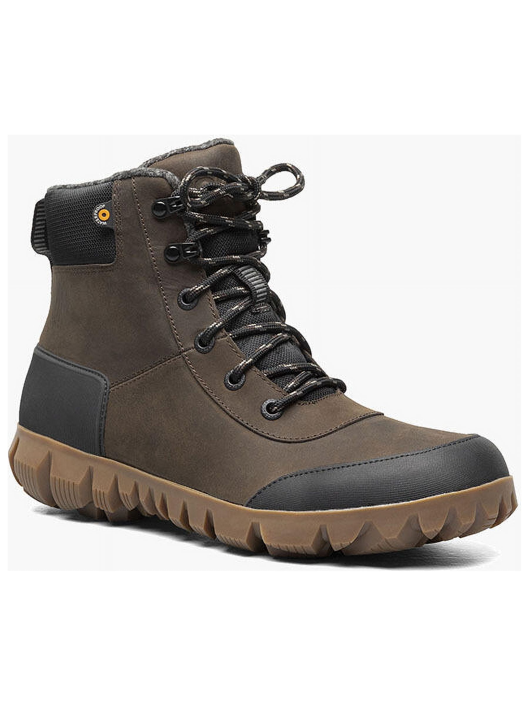 BOGS Men's Arcata Urban Leather Mid Winter Boots Chocolate - 72909-202